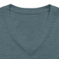 Floral Flip-Flop V-Neck Tee — Women's Tropical Beach Shirt