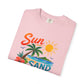 Sun, Sand & Sea T-Shirt – Tropical Beach Palm Tree Graphic Tee