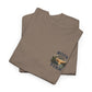 T-Shirt — "Never Too Old to Fish" Fishing Tee (Sunset Lake Design)