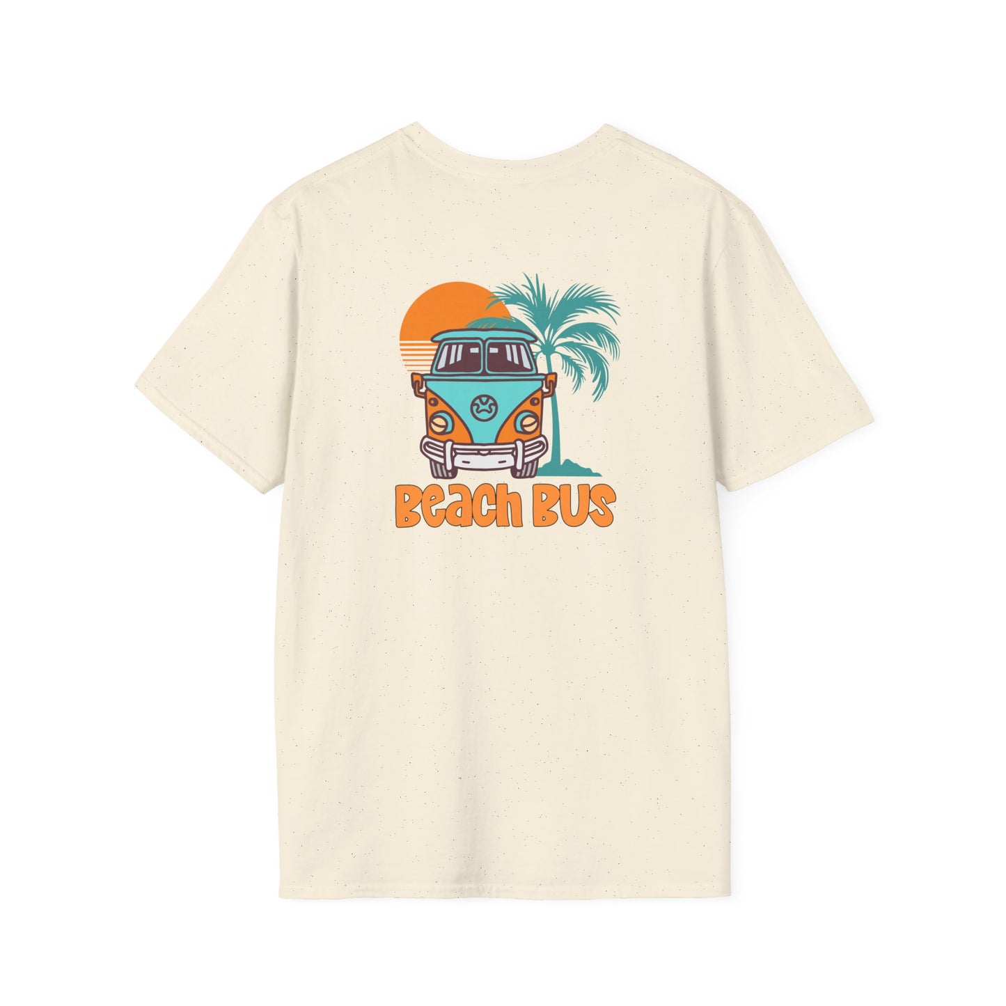 Beach Bus Unisex Softstyle T-Shirt at Caribbean Rays