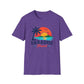 Paradise Found T‑Shirt — Retro Sunset Palm Beach Tee