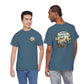 T-Shirt — "A Boat, Fishing Pole and Beer" Vintage Fishing Graphic Tee