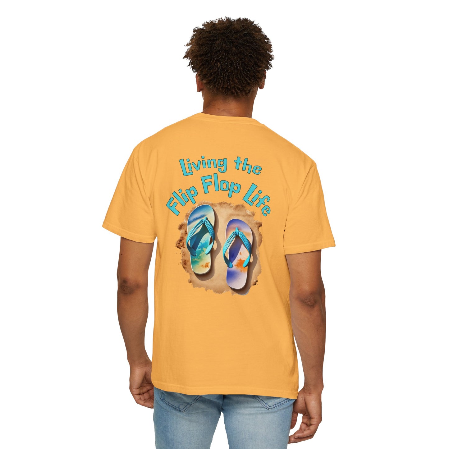 Resort Collection Living the Flip Flop Life Unisex Garment-Dyed T-shirt