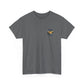 T-Shirt — "Never Too Old to Fish" Fishing Tee (Sunset Lake Design)