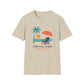 Tropical Vibes Beach Scene Tee (Relax & Unwind)