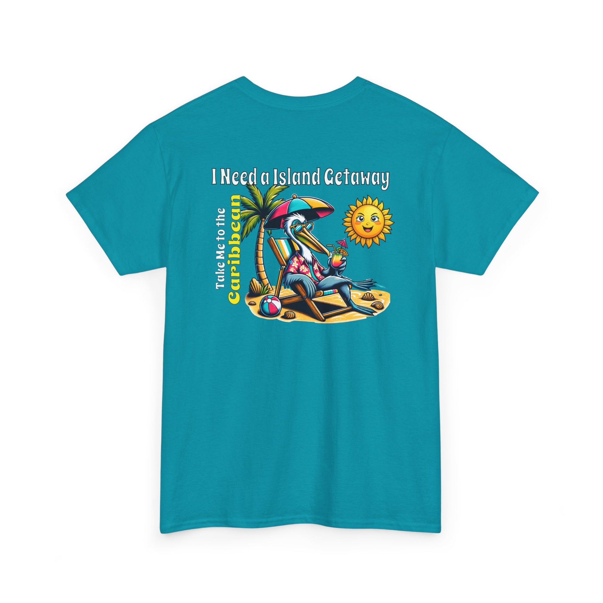 Island Getaway Unisex Heavy Cotton Tee at Caribbean Rays