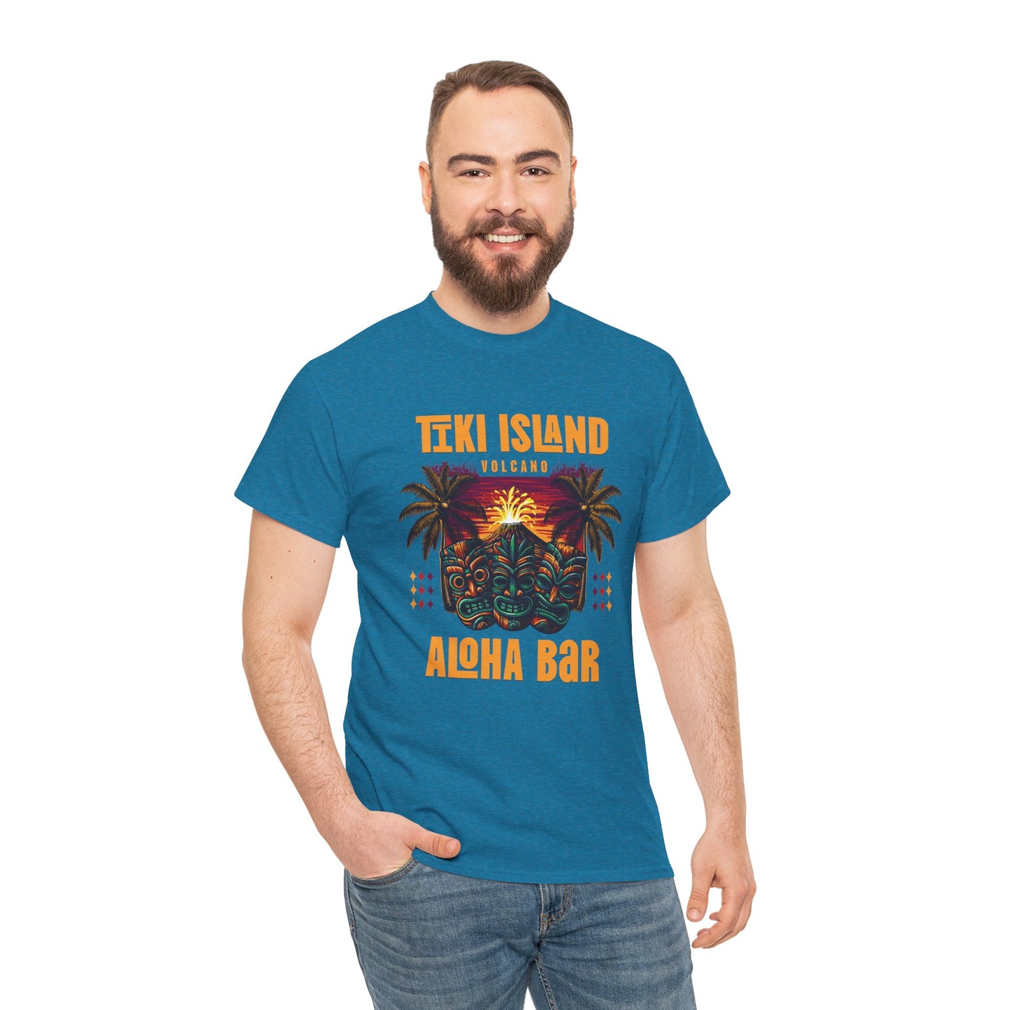 Tiki Island Aloha Bar, Unisex Graphic Shirt