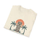 Tiki Vibes Sunset Tee (Palm Trees & Tiki Mask)