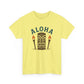 Aloha Tiki Tribal Tee with Torches- Tiki T-Shirt
