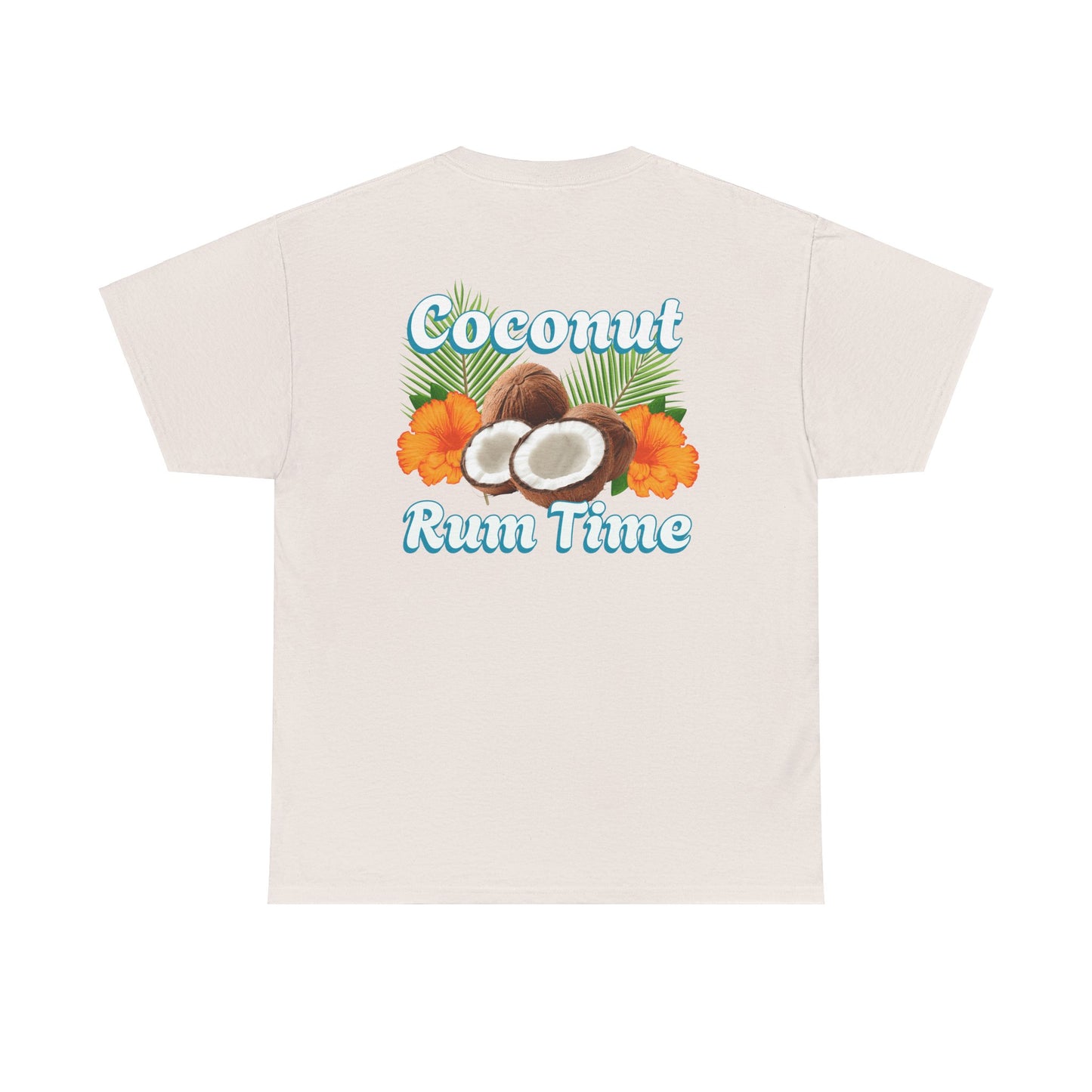 Coconut Rum Time Unisex Heavy Cotton Tee