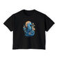 Seahorse Watercolor Women's Boxy Tee at Caribbean Rays