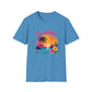 Sunshine and Sea T-Shirt — Tropical Palm Beach Sunset Tee
