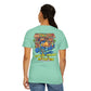 Gettin' Freaky at the Tiki Dancing Parrot Comfort Colors T-shirt