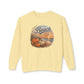 Beach Life Fall Pumpkin Lightweight Crewneck Sweatshirt