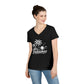 Bahamas Palm Beach V-Neck Tee — Ladies' Tropical Vacation T-Shirt