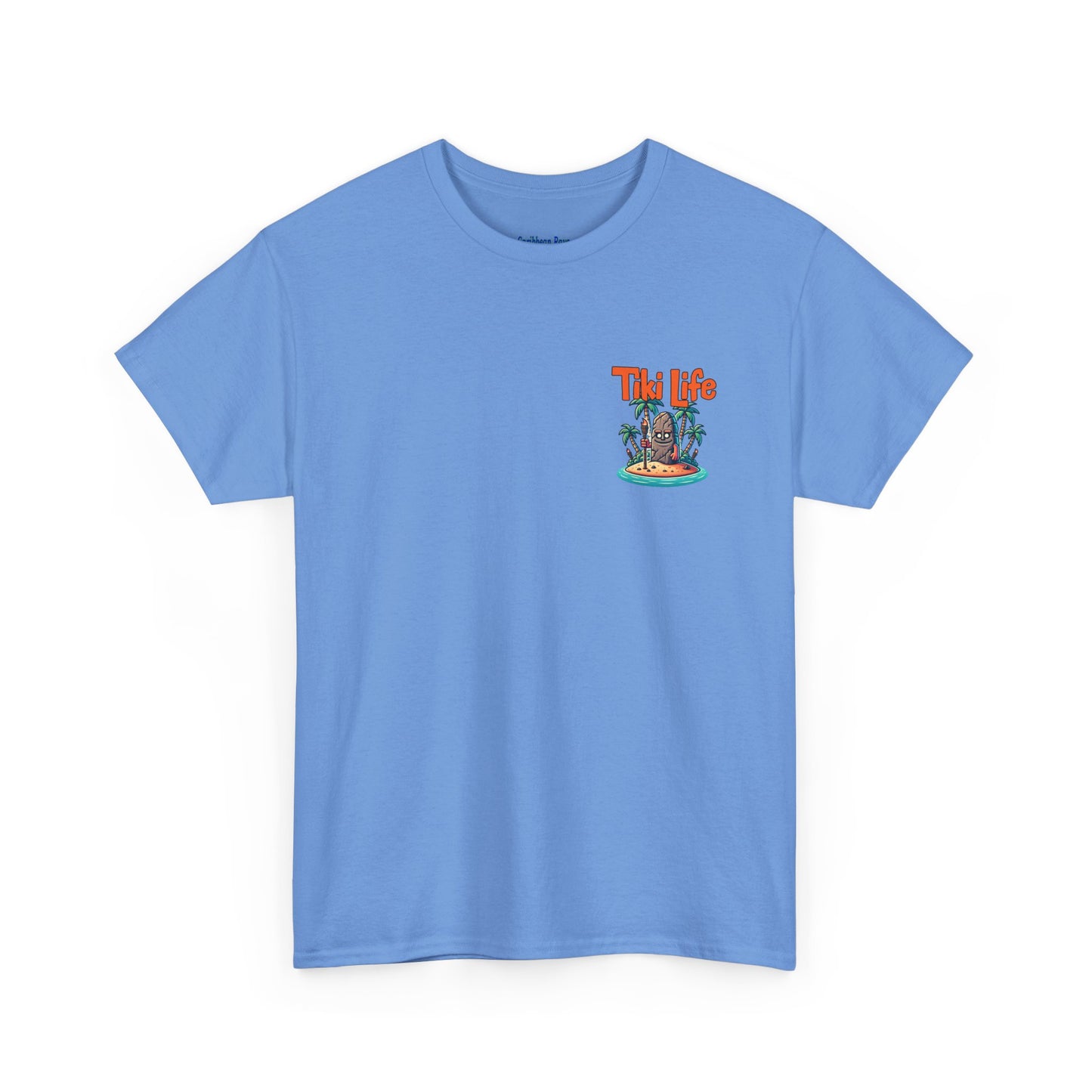 Tiki Life Island Tee - Unisex Heavy Cotton T-Shirt