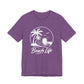 Beach Life T-Shirt – Palm Tree Sunset Graphic Tee