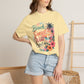 Beach Sunset Wine T-Shirt — "Beach, Sunset, Wine, Perfect Day" Tropical Graphic Tee