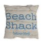 Beach Shack Outdoor Pillow – Caribbean Islands Coastal Accent Cushion