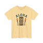 Aloha Tiki Tribal Tee with Torches- Tiki T-Shirt