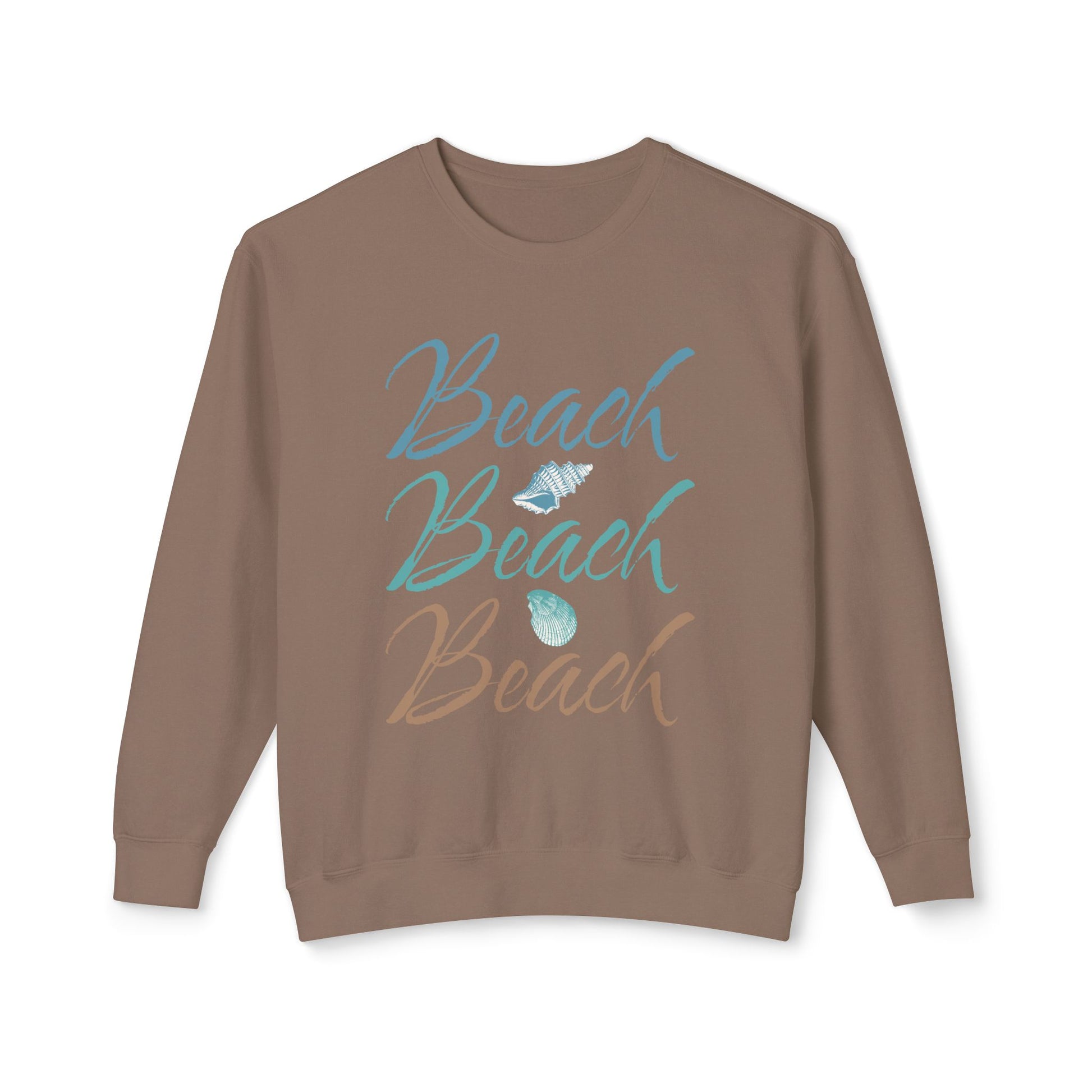 Beach Club Beach Vibes Unisex Lightweight Crewneck Sweatshirt on Caribbean Rays