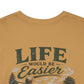 Mulligans Golf T-Shirt — “Life Would Be Easier With Mulligans” Vintage Golf Tee