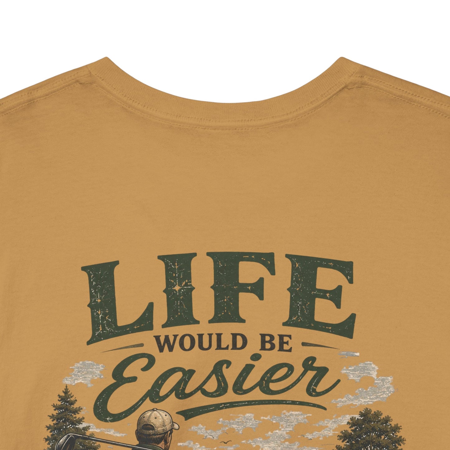 Mulligans Golf T-Shirt — “Life Would Be Easier With Mulligans” Vintage Golf Tee