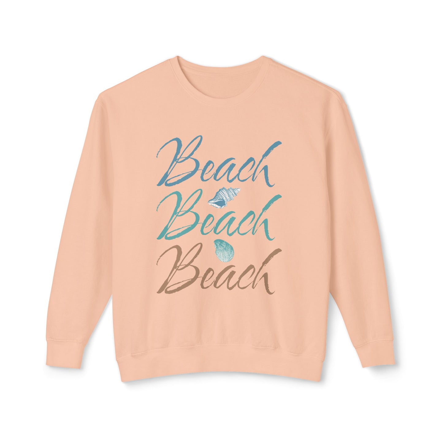 Beach Club Beach Vibes Unisex Lightweight Crewneck Sweatshirt by Caribbean Rays