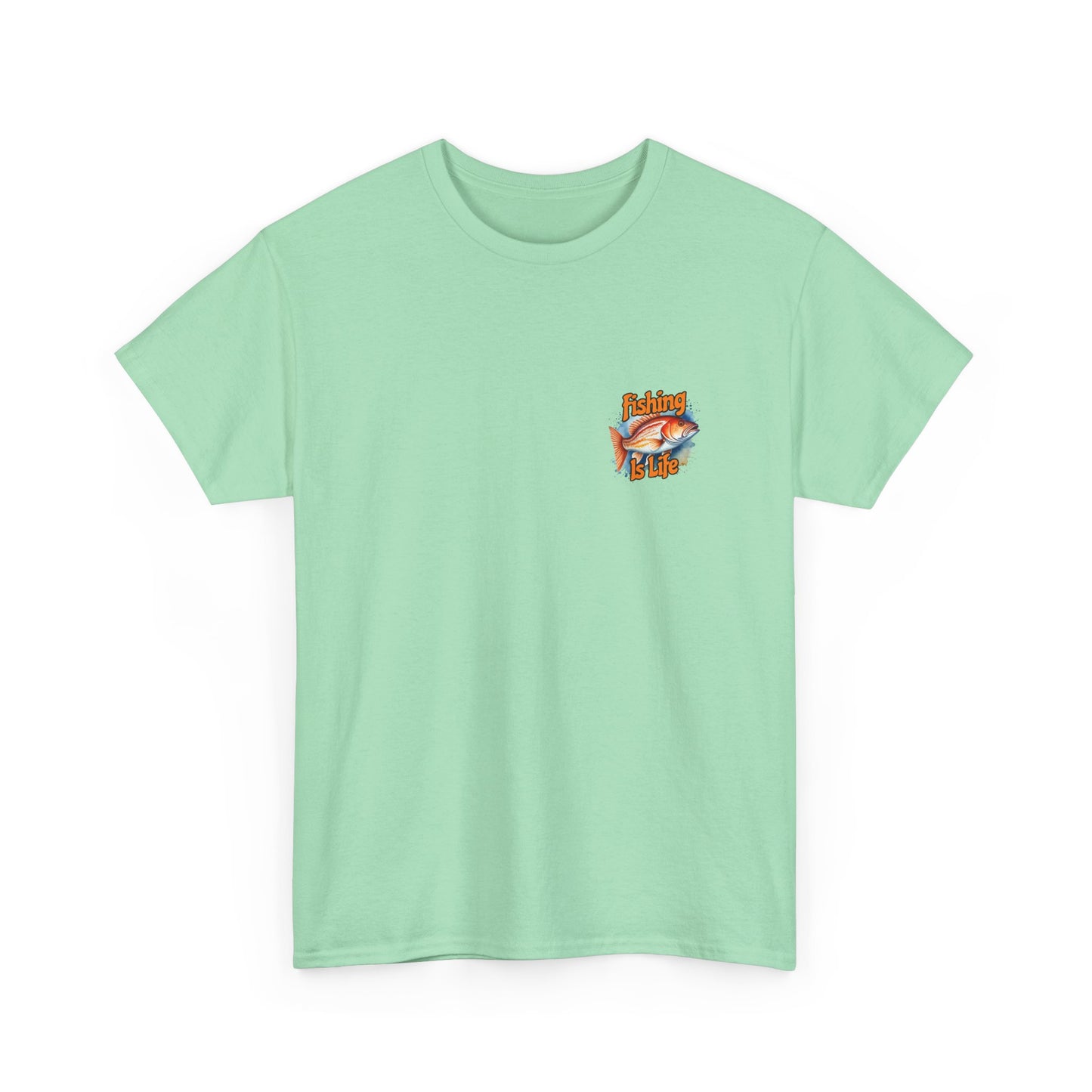 Fishing Is Life Tee — Retro Fish Graphic T-Shirt for Anglers