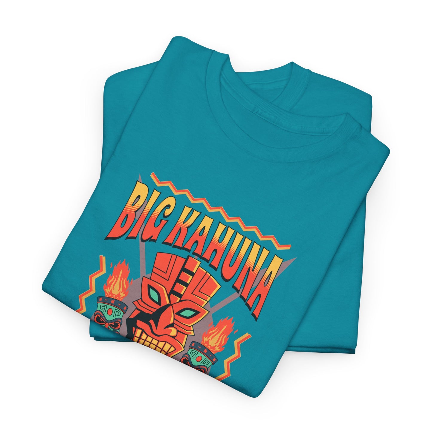 Big Kahuna Tiki Lounge Tee – Heavy Cotton Graphic Unisex T-Shirt