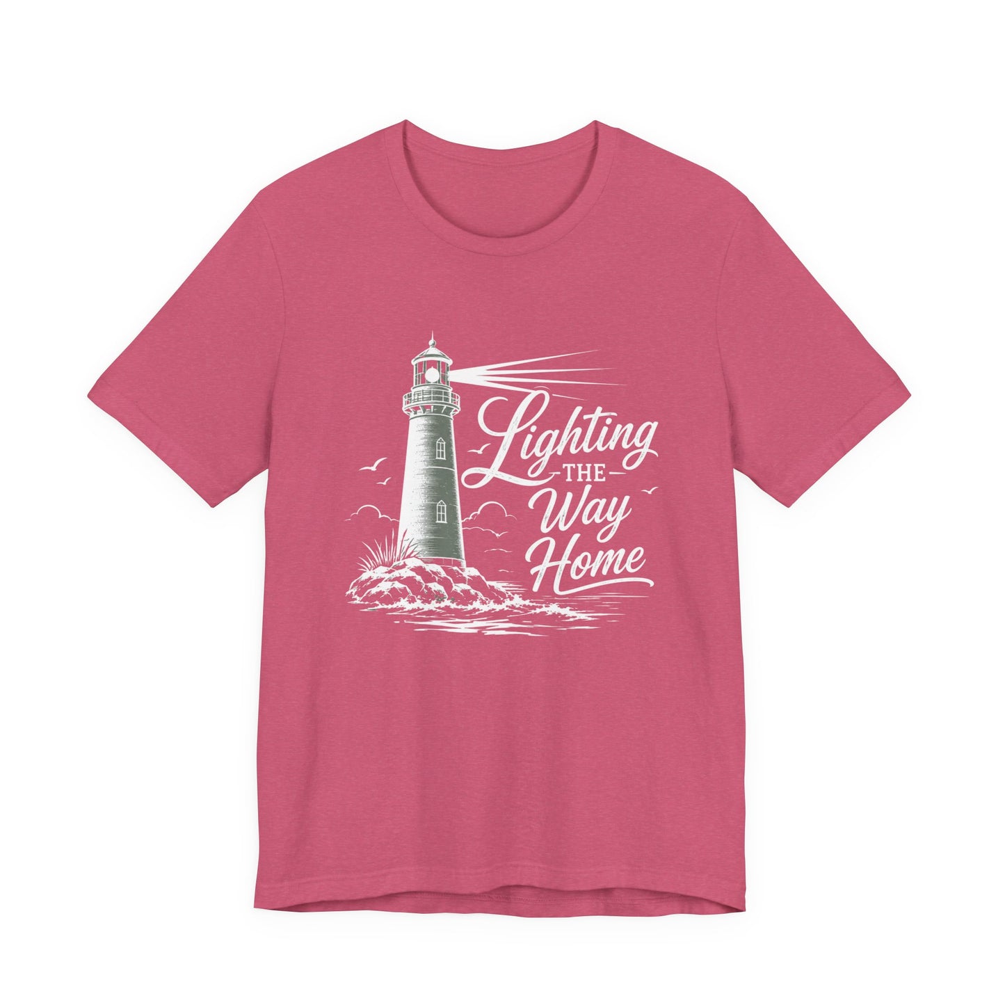 Lighthouse Coastal Tee — Vintage Nautical Lighthouse Graphic Shirt