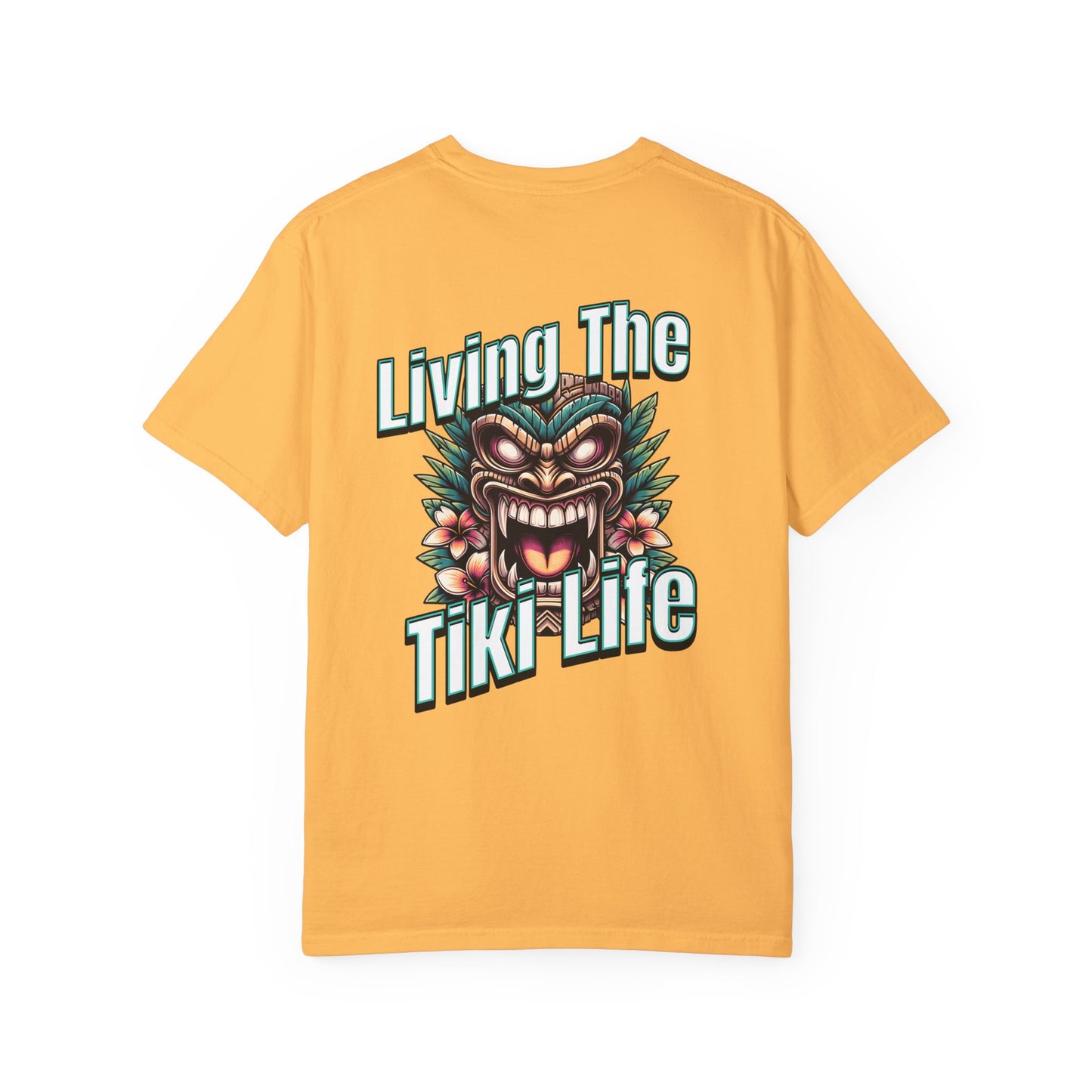 Resort Collection Living the Tiki Life Unisex Garment-Dyed T-shirt - Caribbean Rays