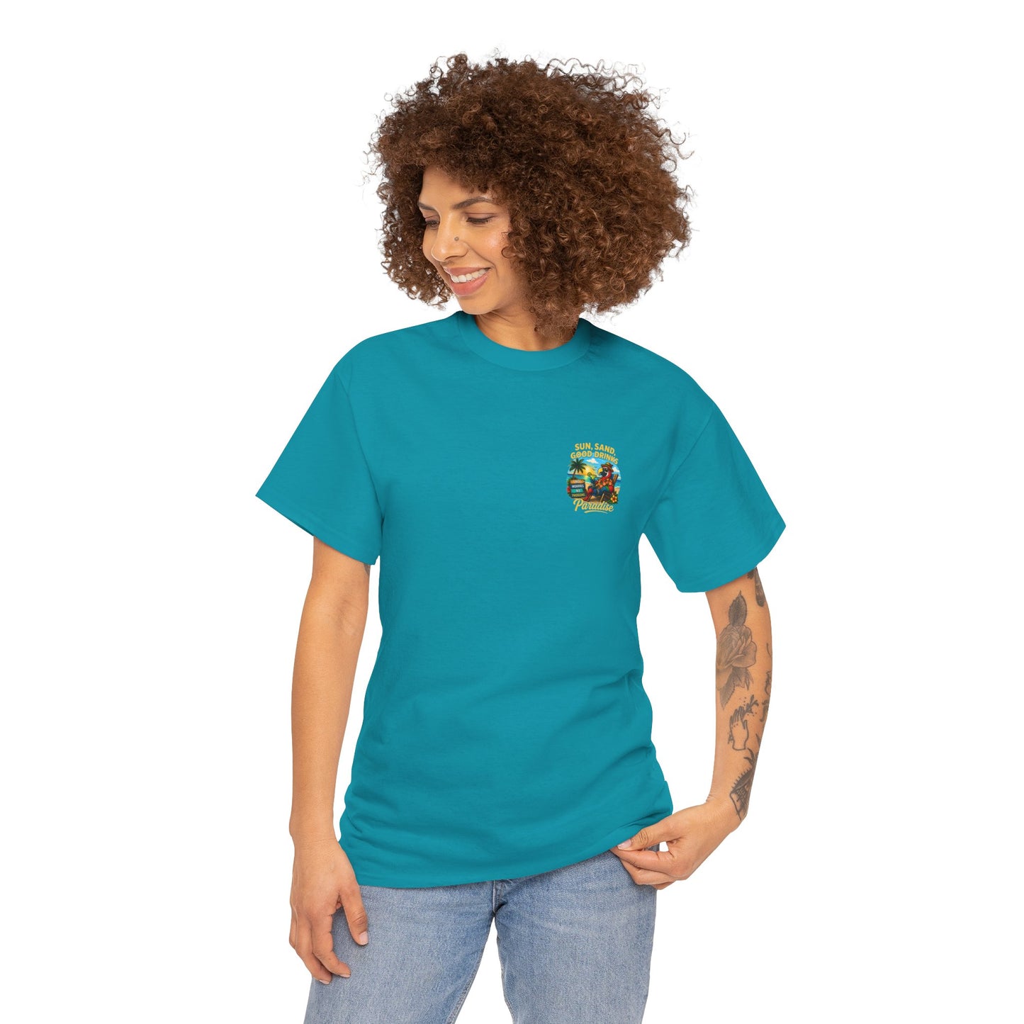 Sun, Sand, Good Drinks Paradise T-Shirt