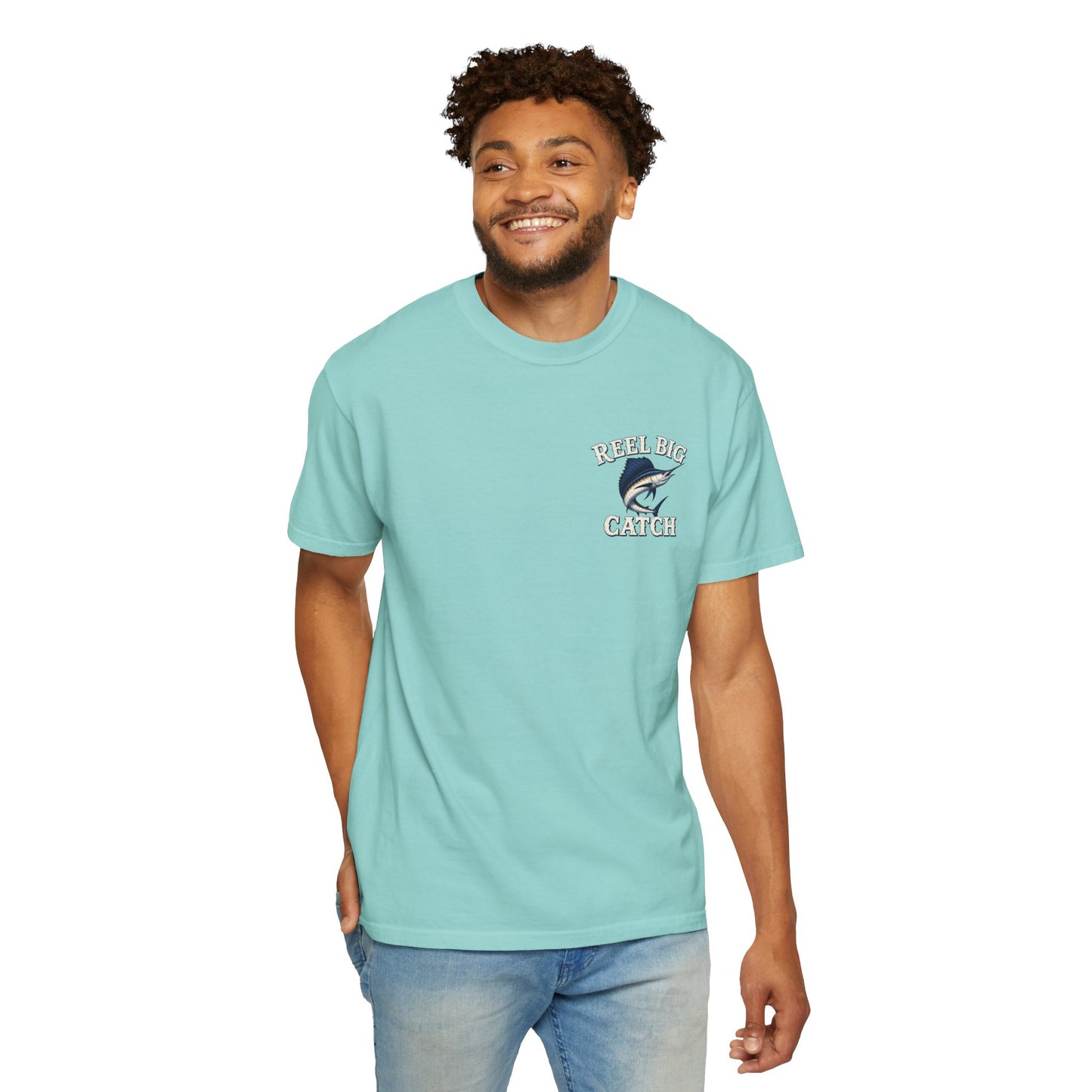 Reel Big Catch Fishing T-Shirt — Sailfish Offshore Angler Tee