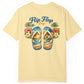 Flip Flop Days T-Shirt — Vintage Tropical Beach Graphic by Caribbean Rays