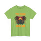 Green t-shirt with Tiki Island and Aloha Bar design on a white background  at Caribbean Rays
