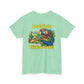 Cocktail Parrot Tee - Fun Retro Style, Unisex  Heavy Cotton T-Shirt, by Caribbean Rays