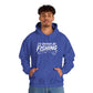 Fishing Hoodie – "I'd Rather Be Fishing" Graphic Pullover for Anglers