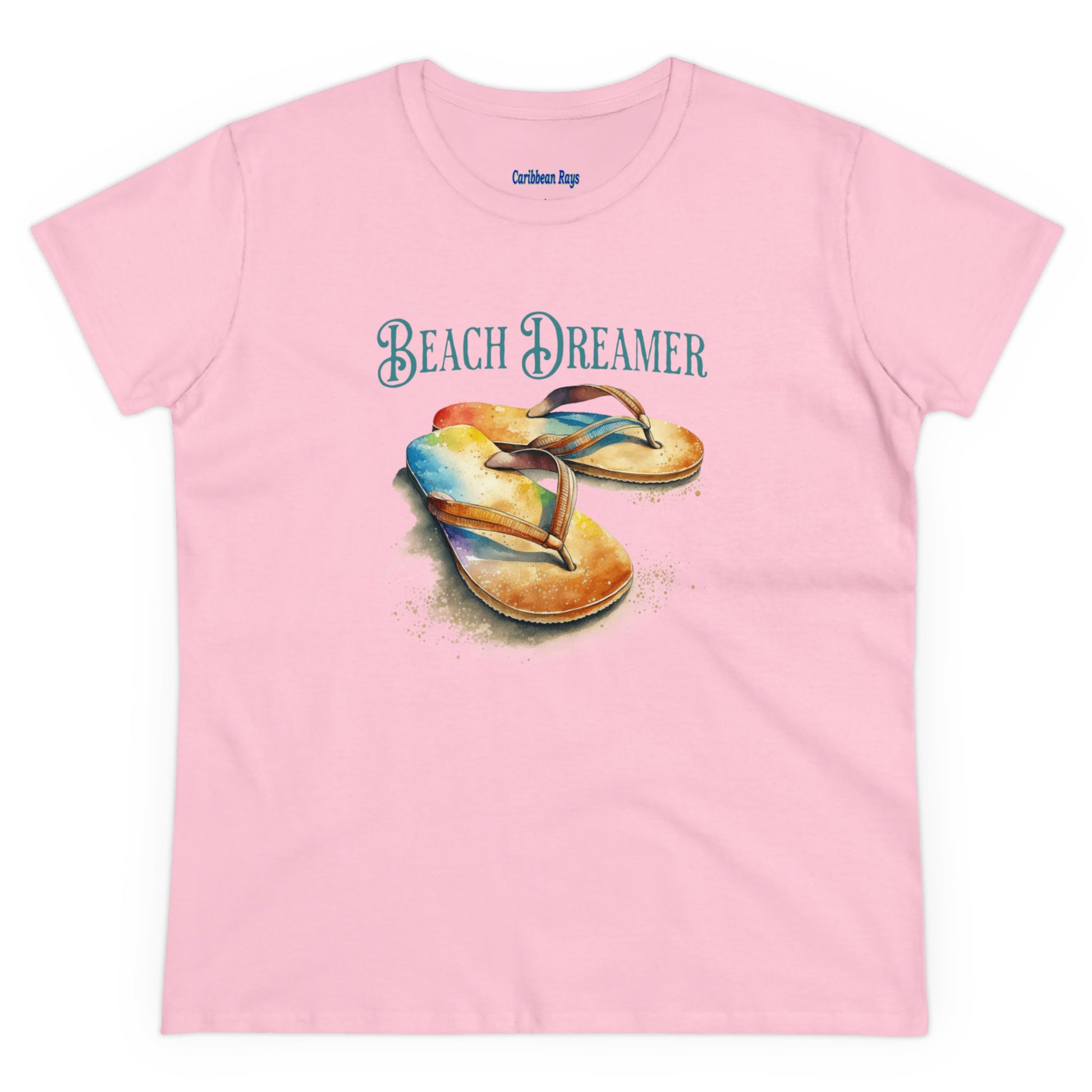 Beach Dreamer Women's Midweight Cotton Tee by Caribbean Rays