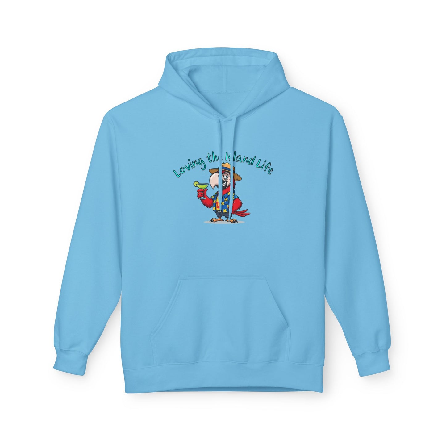 Loving the Island Life Hoodie — Tropical Beach Vacation Pullover