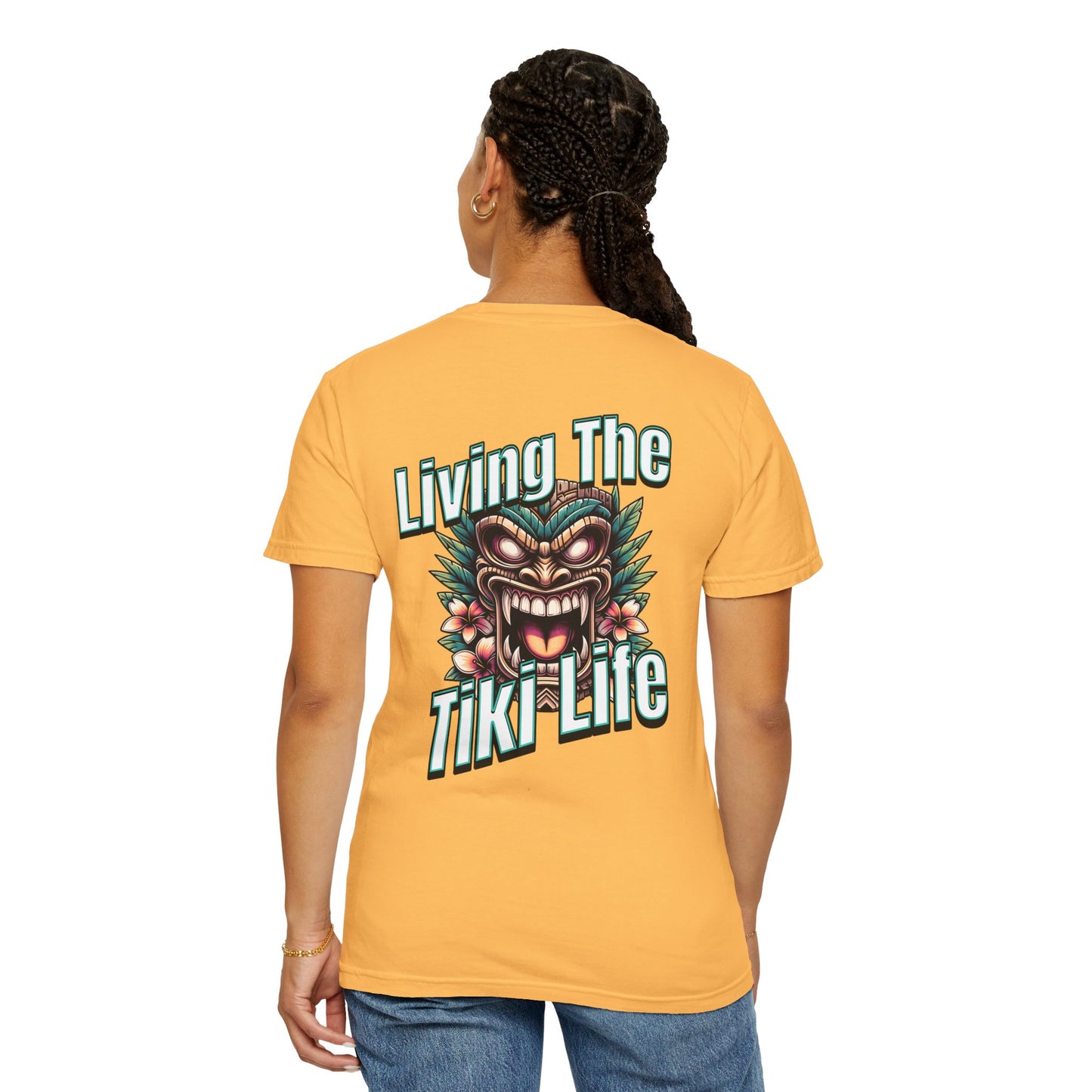 Resort Collection Living the Tiki Life Unisex Garment-Dyed T-shirt