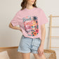 Beach Sunset Wine T-Shirt — "Beach, Sunset, Wine, Perfect Day" Tropical Graphic Tee