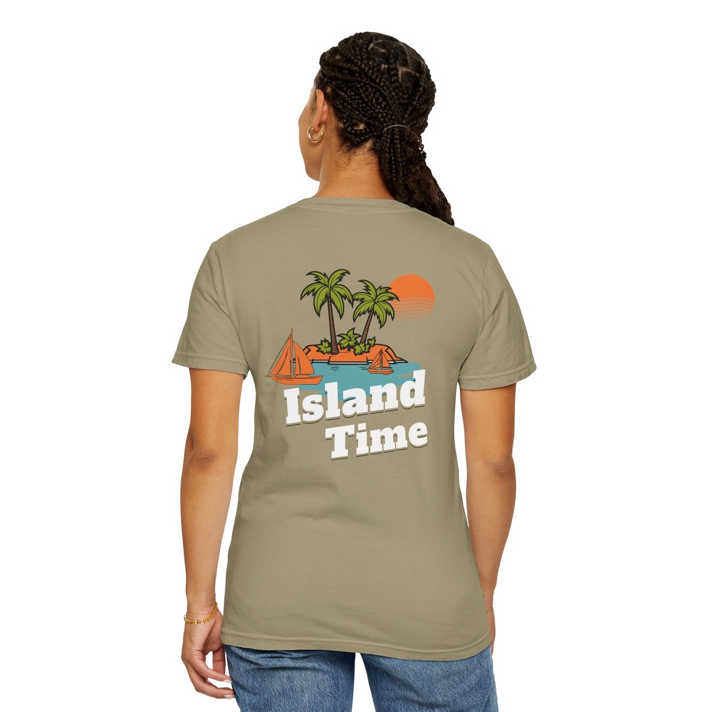 Resort Collection Island Time Unisex Garment-Dyed T-shirt