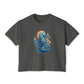 Seahorse Watercolor Women's Boxy Tee at Caribbean Rays