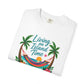 Island Time T-Shirt — "Living on Island Time" Tropical Hammock Tee
