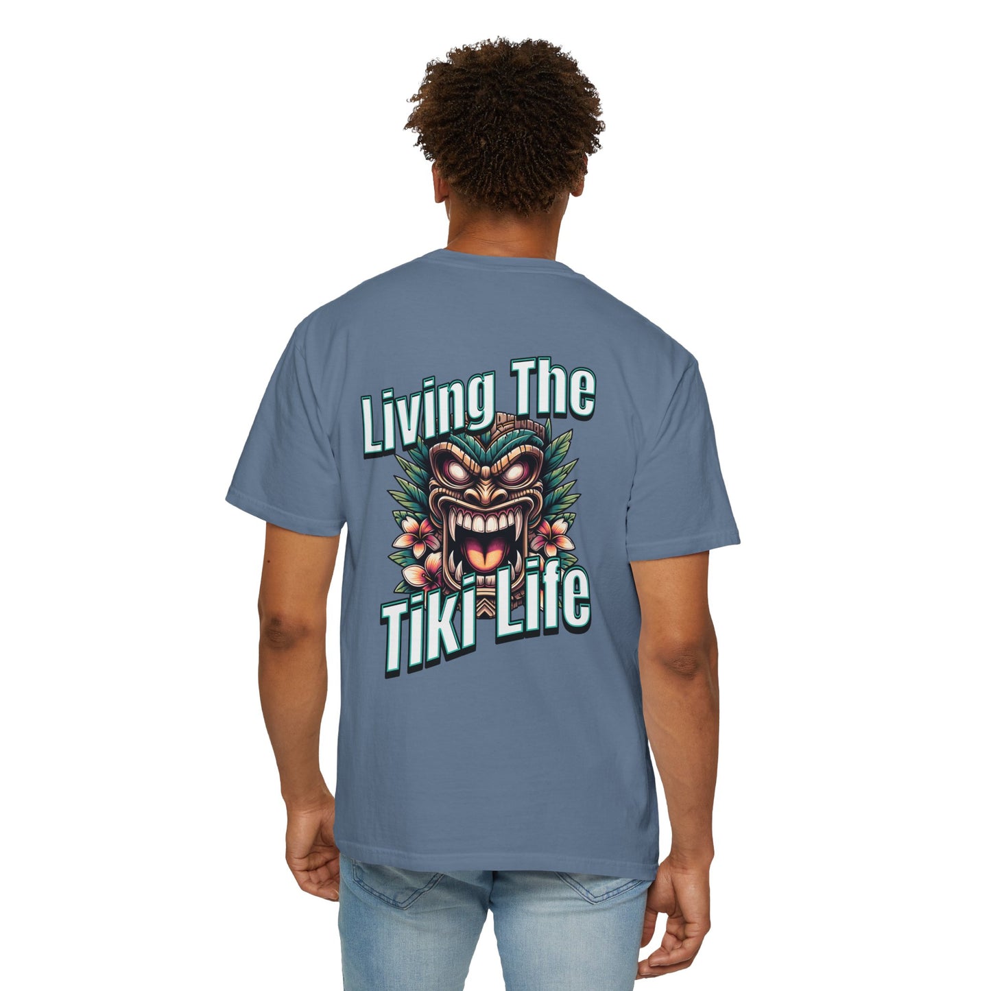 Resort Collection Living the Tiki Life Unisex Garment-Dyed T-shirt