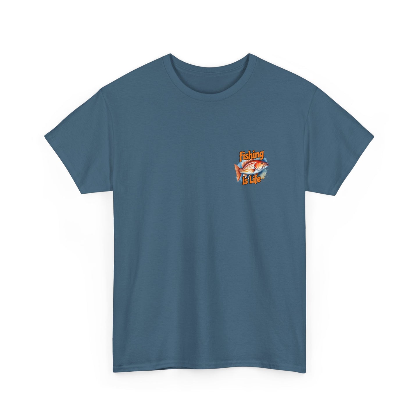Fishing Is Life Tee — Retro Fish Graphic T-Shirt for Anglers