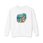 Ocean Turtle Unisex Lightweight Crewneck Sweatshirt - at Caribbean Rays