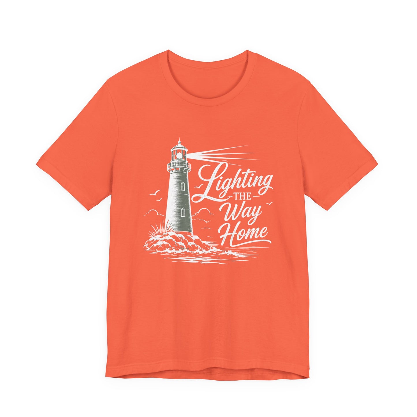 Lighthouse Coastal Tee — Vintage Nautical Lighthouse Graphic Shirt