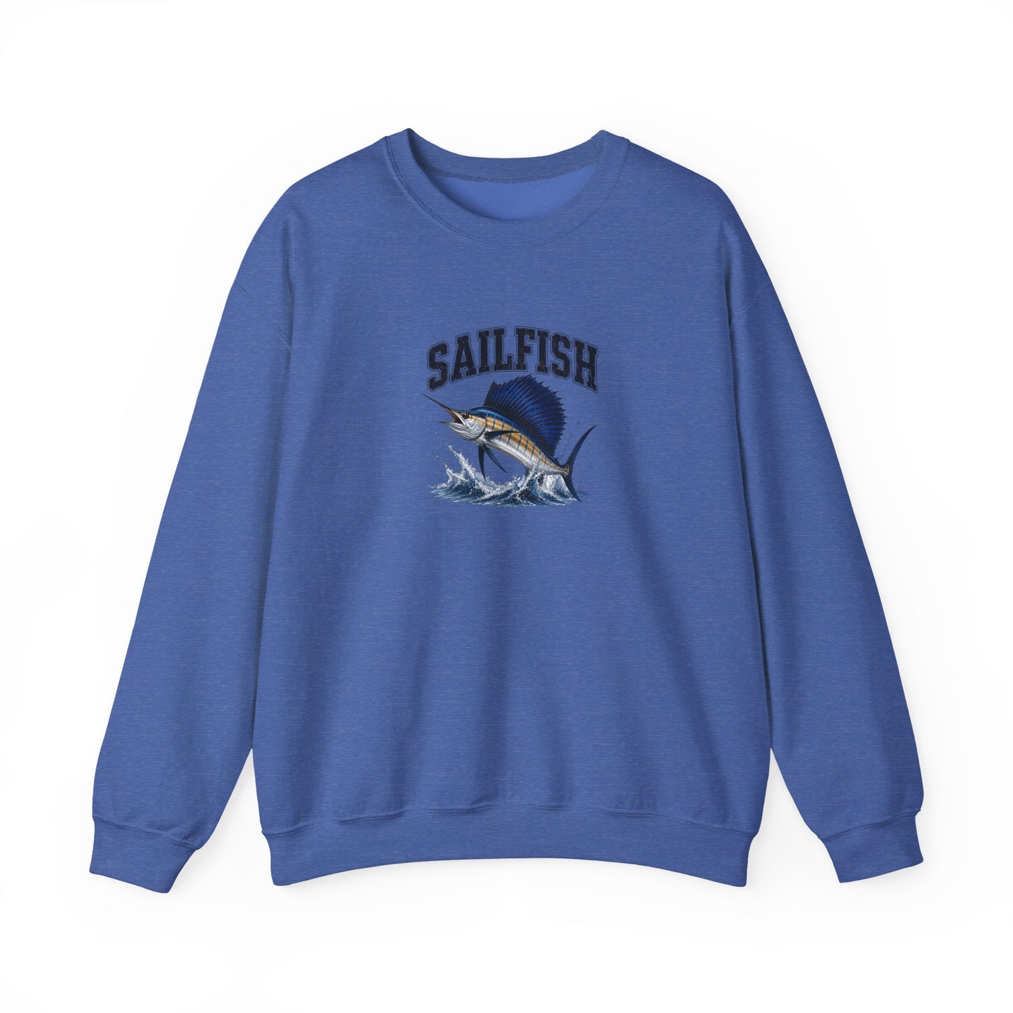 Sailfish Graphic Sweatshirt – Vintage Marlin Fishing Crewneck